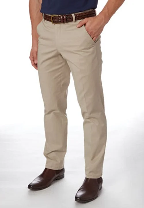 City Club Navigator Cotton Stone Chino FLP010 Refined Men's Hand Refined Men's Hand