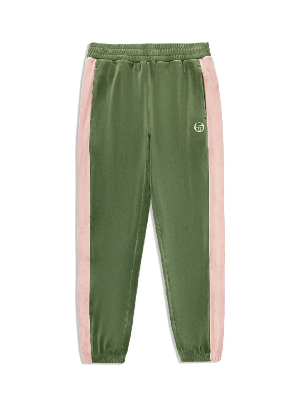 Cielo Velour Track Pant- Bronze Green Refined Men's Classic  Refined Men's Classic 