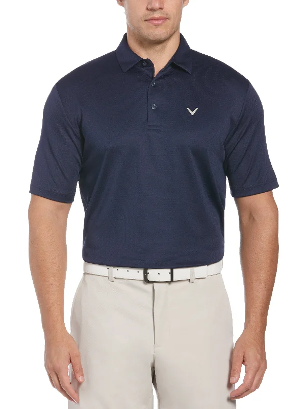 Men's Micro Texture Golf Polo Elegant Men's Cashmere Elegant Men's Cashmere