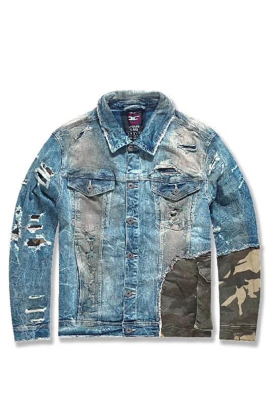 Devotion Denim Trucker Jacket (Woodland) Athletic Men's High Athletic Men's High