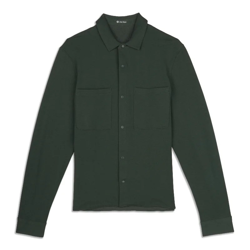 Soft Knit Overshirt - Resale Streetwear Style Streetwear Style