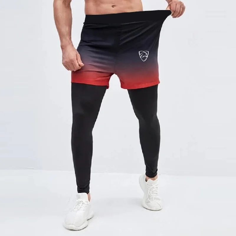 Tf-Black Agility Sublimated Full Compression Training Shorts Confident Men's Power Confident Men's Power