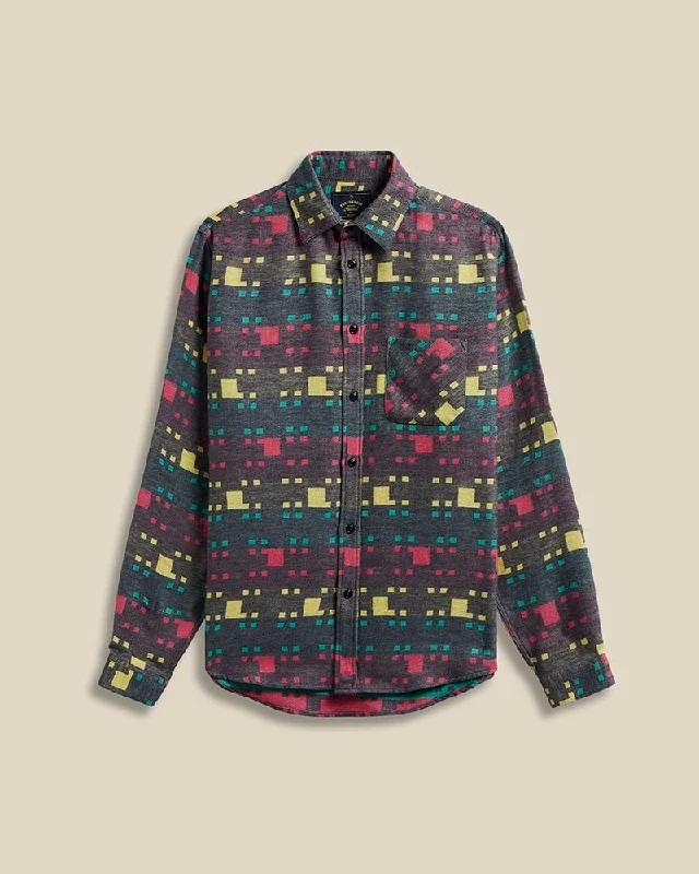 Cotton 'semaphore' Flannel Shirt Artistic Men's Hand Artistic Men's Hand