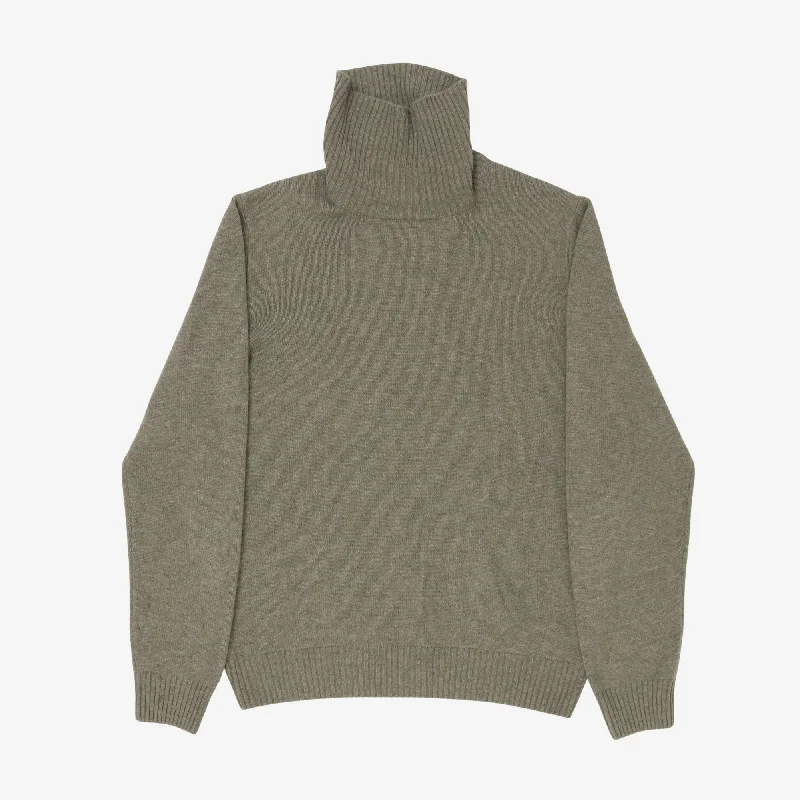 Wool Cashmere Roll Neck Hip Men's Urban Hip Men's Urban