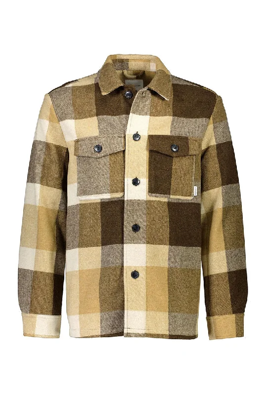 LINDBERGH CHECKED OVERSHIRT Practical Men's Multi Practical Men's Multi