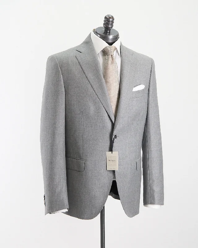 'Owen' Light Grey Suit Jacket Tailored Tailored