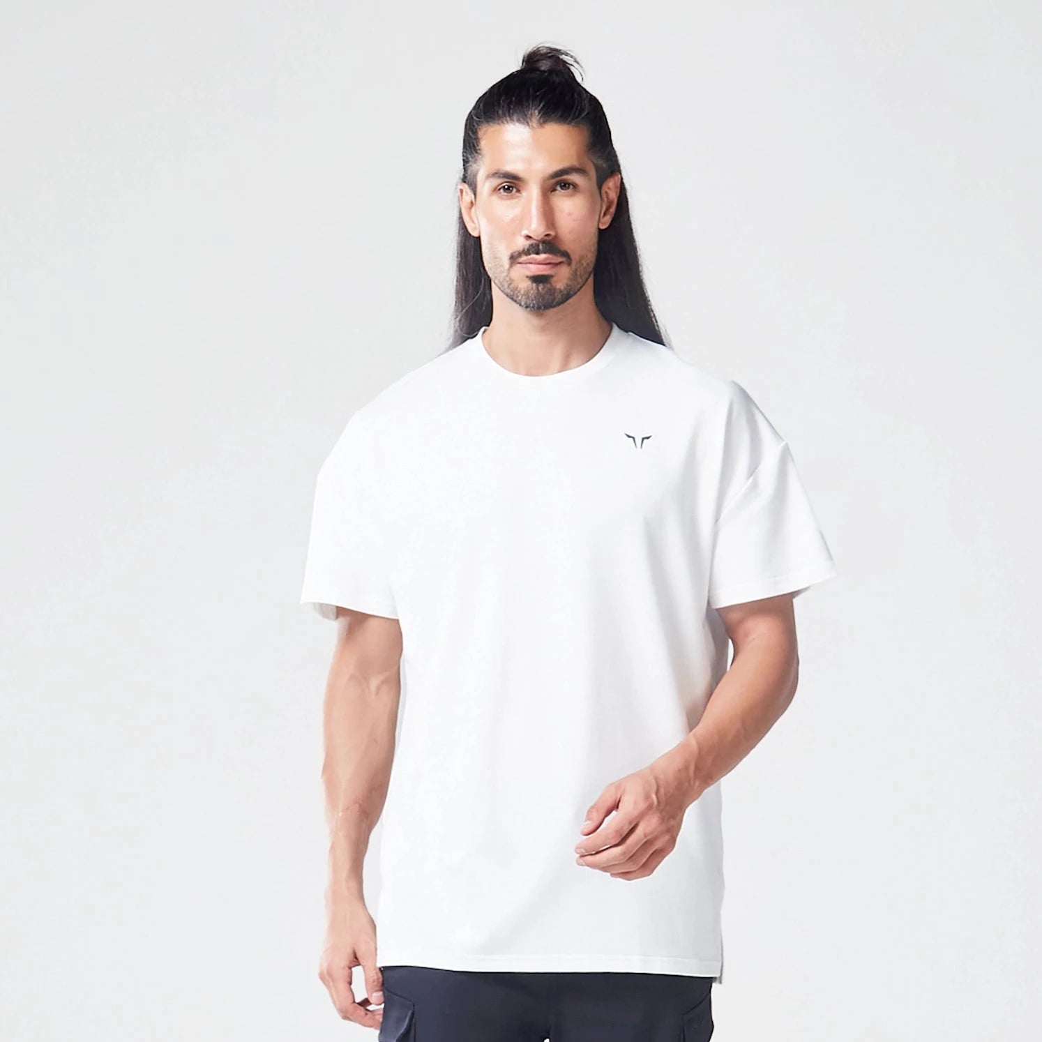 Essential Oversized Tee - Pearl White Monochromatic All Monochromatic All