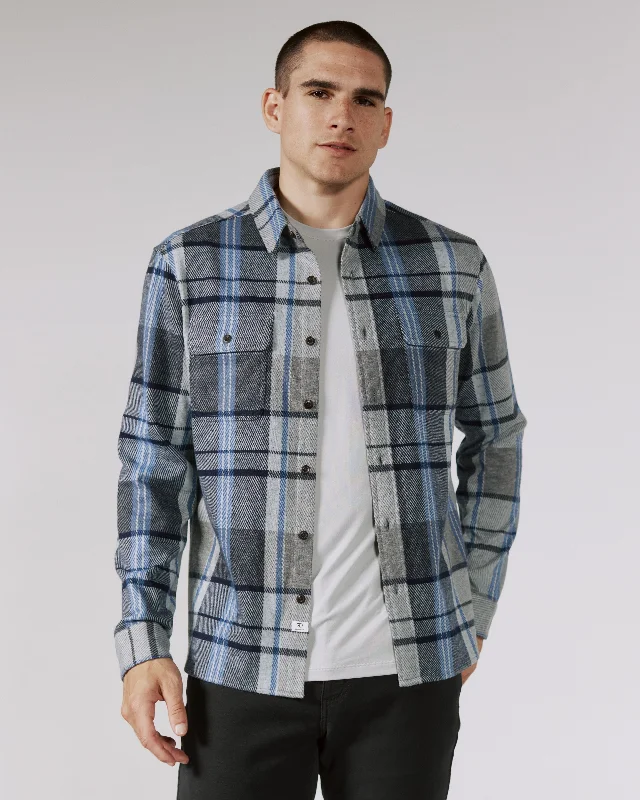 Generation™ Plaid Shirt - Grey Confident Men's High Confident Men's High