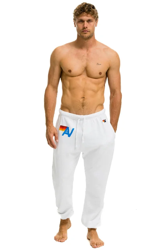 LOGO SWEATPANTS - WHITE Sporty Men's Tennis Sporty Men's Tennis