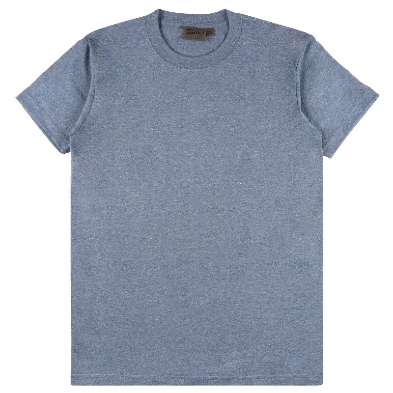 Circular Knit T-Shirt (Heather Blue) Artistic Men's Avant Artistic Men's Avant