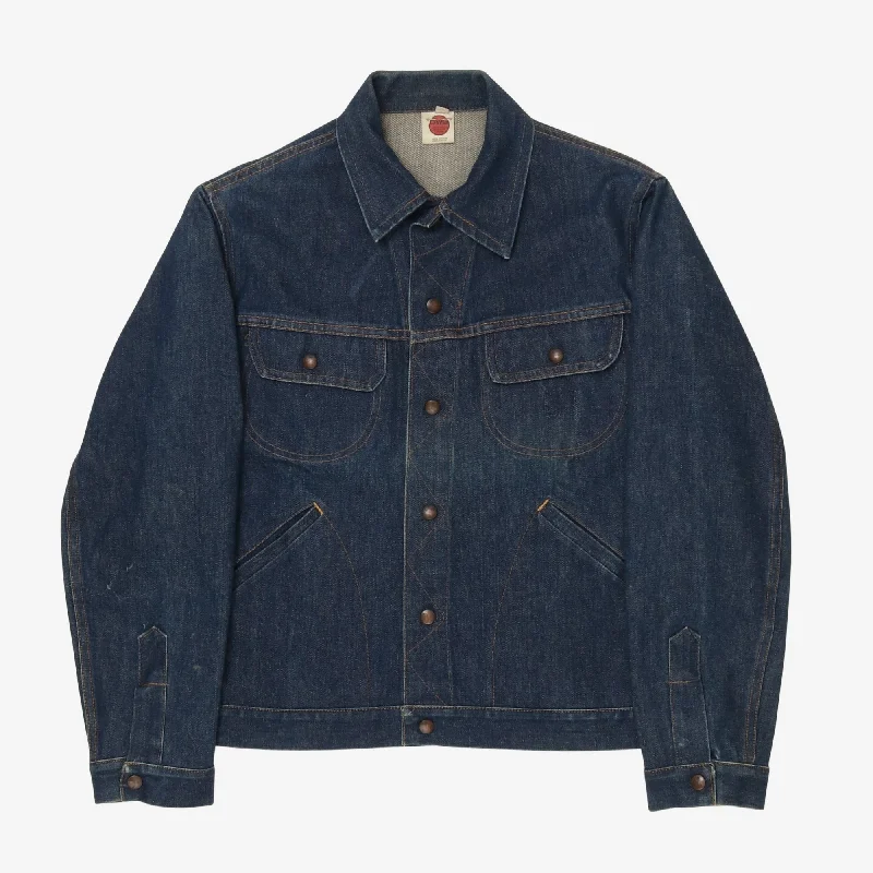 Vintage Denim Jacket Tailored Tailored