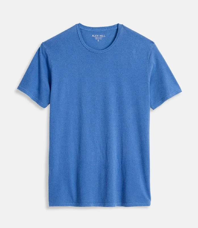 Alex Mill - Lightweight Mercer Tee in Blue Practical Men's Multi Practical Men's Multi