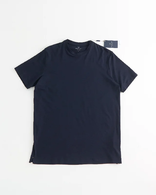 Navy Modern Fit 4Flex Knit T-Shirt Cool Men's Skate Cool Men's Skate