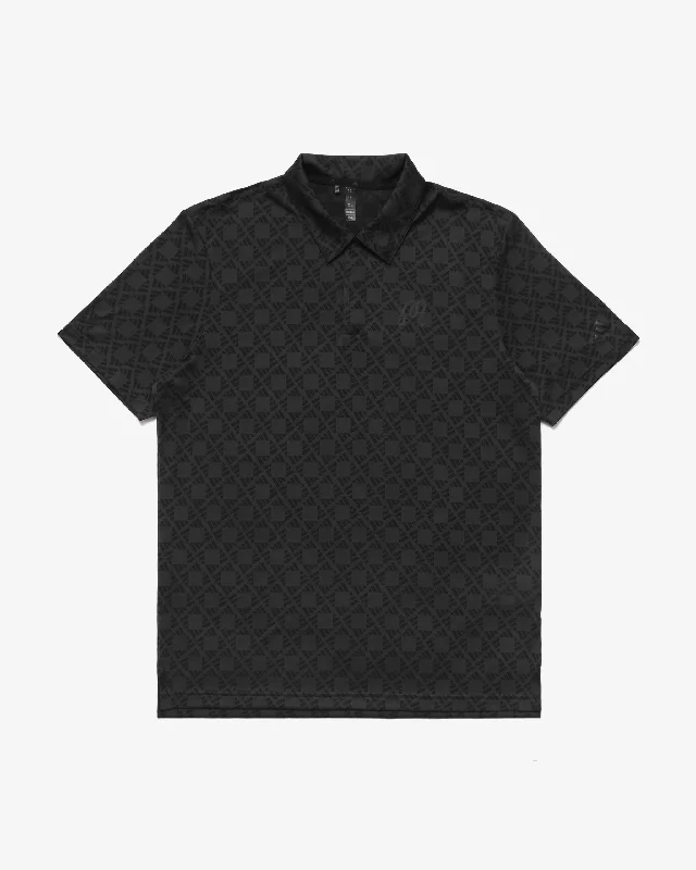 MALBON X ADIDAS ULTIMATE365 TOUR HEAT.RDY JACQUARD POLO Unique Men's Patch Unique Men's Patch