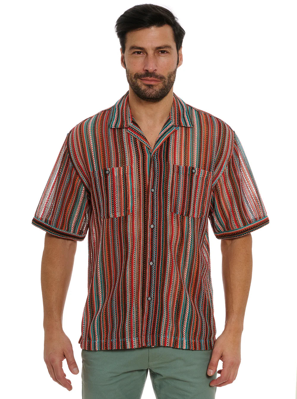 Serape Short Sleeve Sport Shirt Athletic Men's Compression Athletic Men's Compression