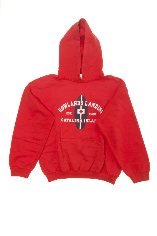 Gildan - Catalina Island Red Hooded Sweatshirt - M British Gentleman Style British Gentleman Style