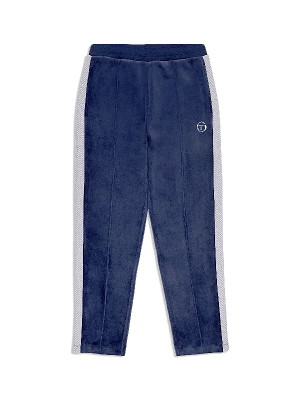 Maglia Velour Track Pant- Maritime Blue Casual Men's Loose Casual Men's Loose