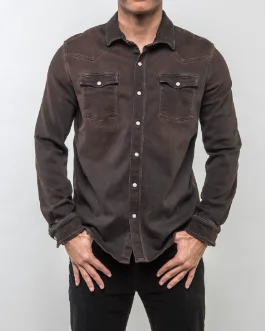 Roper Western Snap Shirt/Shacket - Wenge Street Street