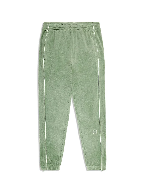 Lioni Velour Track Pant- Hedge Green Dynamic Men's High Dynamic Men's High