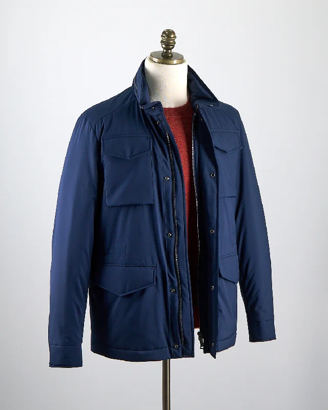 Typhoon Platinum Save The Sea Field Jacket With Shark Fin Modern Men's Tech Modern Men's Tech