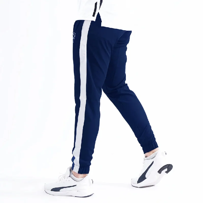 Tf-Navy Micro Bottoms With White Side Panel Refined Men's European Refined Men's European