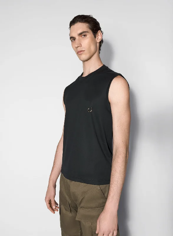 black pierced sleeveless top Sleek Men's Contemporary  Sleek Men's Contemporary 