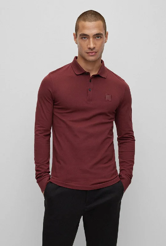 BOSS SLIM FIT LS POLO SHIRT Sophisticated Men's  Sophisticated Men's 