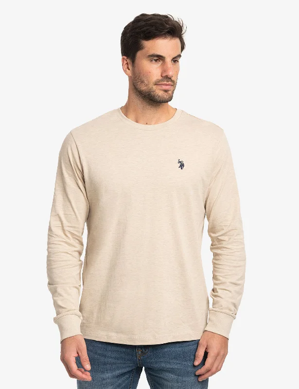 LONG SLEEVE SOLID T-SHIRT Relaxed Men's Australian  Relaxed Men's Australian 