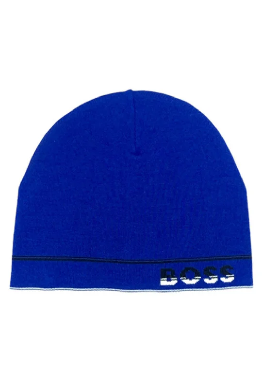 BOSS BEANIE HAT Sophisticated Men's French Sophisticated Men's French