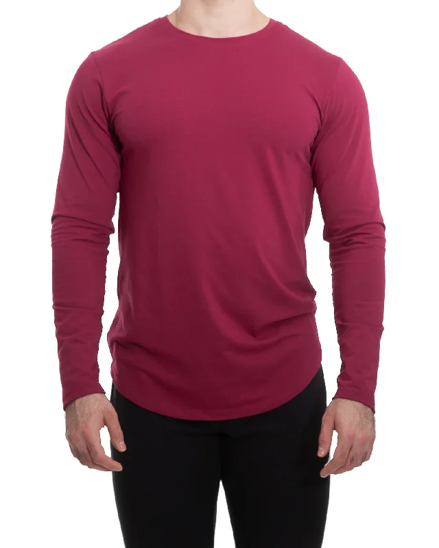 Burgundy SweatShirt Elegant Men's Formal  Elegant Men's Formal 