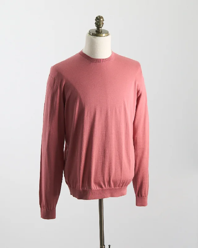 Sea Island Cotton Ultrasoft All-Season Crewneck Earthy Men's Hemp Earthy Men's Hemp