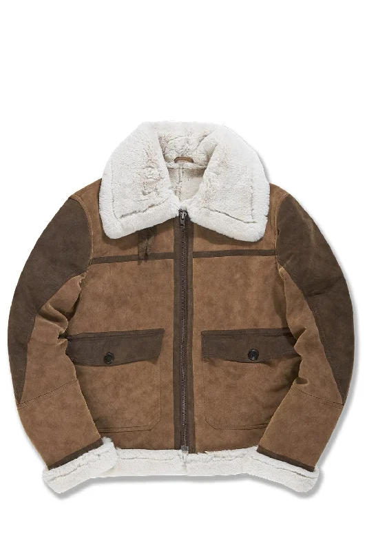 Vienna Bomber Jacket (Brown) Beach Beach