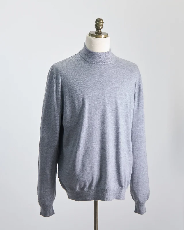 Lightweight Wool Mockneck Earthy Men's Sustainable  Earthy Men's Sustainable 