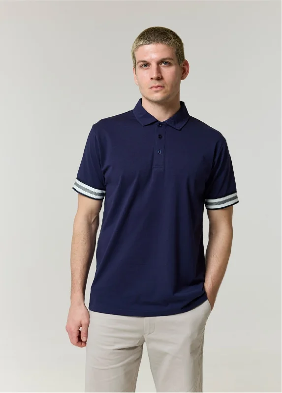 DEEP SPLASH POLO SHIRT Polished Men's Silk Polished Men's Silk