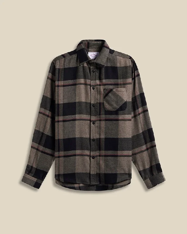 Cotton 'Ubbo' Flannel Shirt Casual Men's Short Casual Men's Short