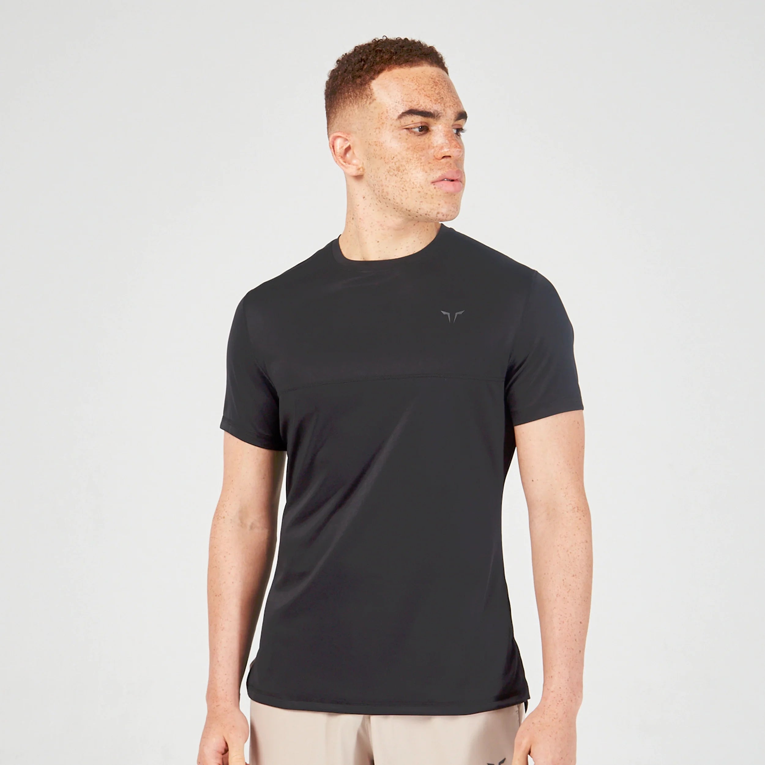 Essential Contrast Tee Asphalt Edition - Black Casual Men's Loose Casual Men's Loose