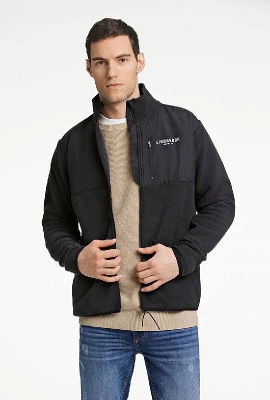 LINDBERGH CONTRAST FLEECE JACKET Dapper Men's Bow Dapper Men's Bow