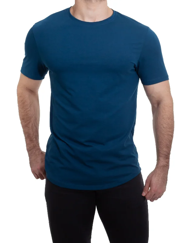 Blue Sport T-Shirt Confident Men's High Confident Men's High