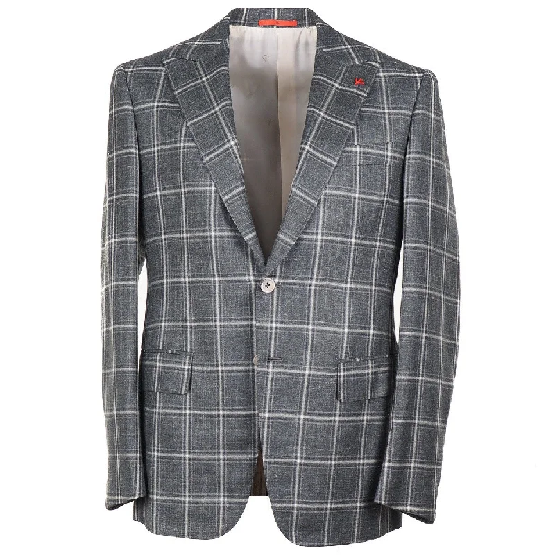 Isaia Extra-Slim Cashmere-Blend Sport Coat Classic Men's Pin Classic Men's Pin