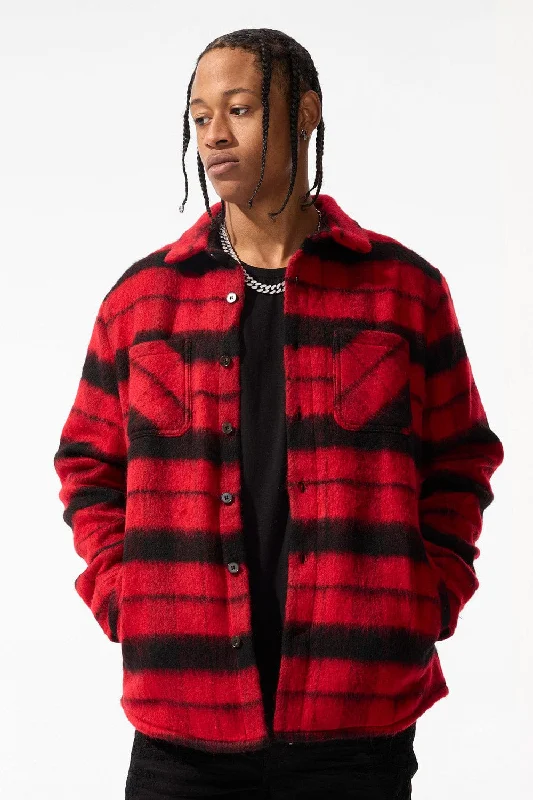 Vandal Flannel Shacket (Buffalo Plaid) Dynamic Men's Glow Dynamic Men's Glow