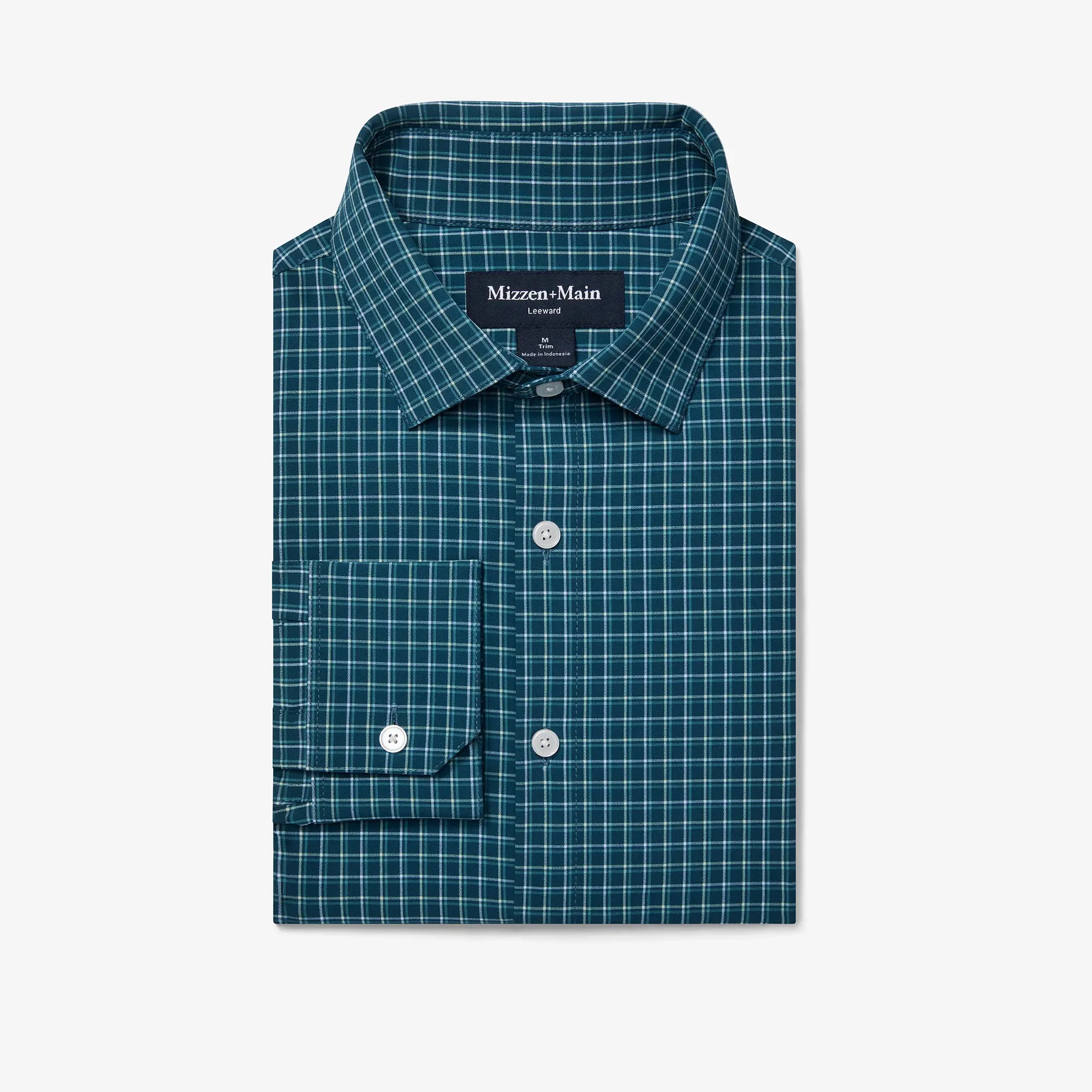 Leeward No Tuck Dress Shirt - Sea Ludlow Plaid Sophisticated Men's  Sophisticated Men's 