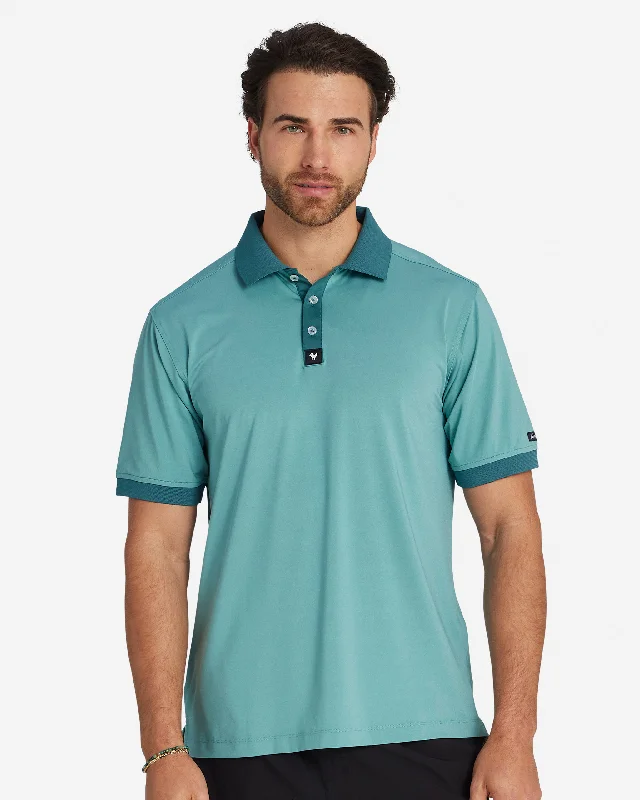 Ridge Polo - Slick Green Sophisticated Men's  Sophisticated Men's 