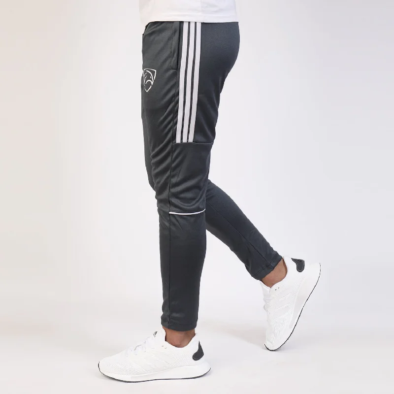 Charcoal Three Stripes Hawk Series Bottoms With Piping Streetwear Style Streetwear Style