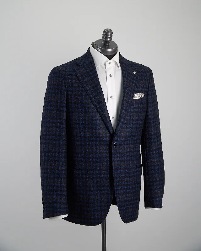 Wool Check Sport Jacket Dapper Men's 1920S Dapper Men's 1920S