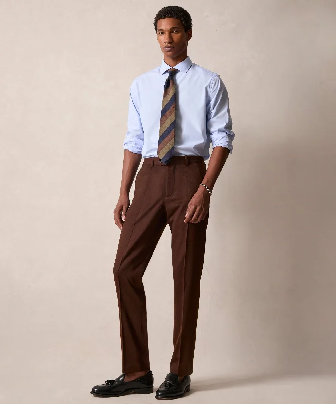 Italian Cashmere Sutton Trouser in Chocolate Hip Men's Retro Hip Men's Retro