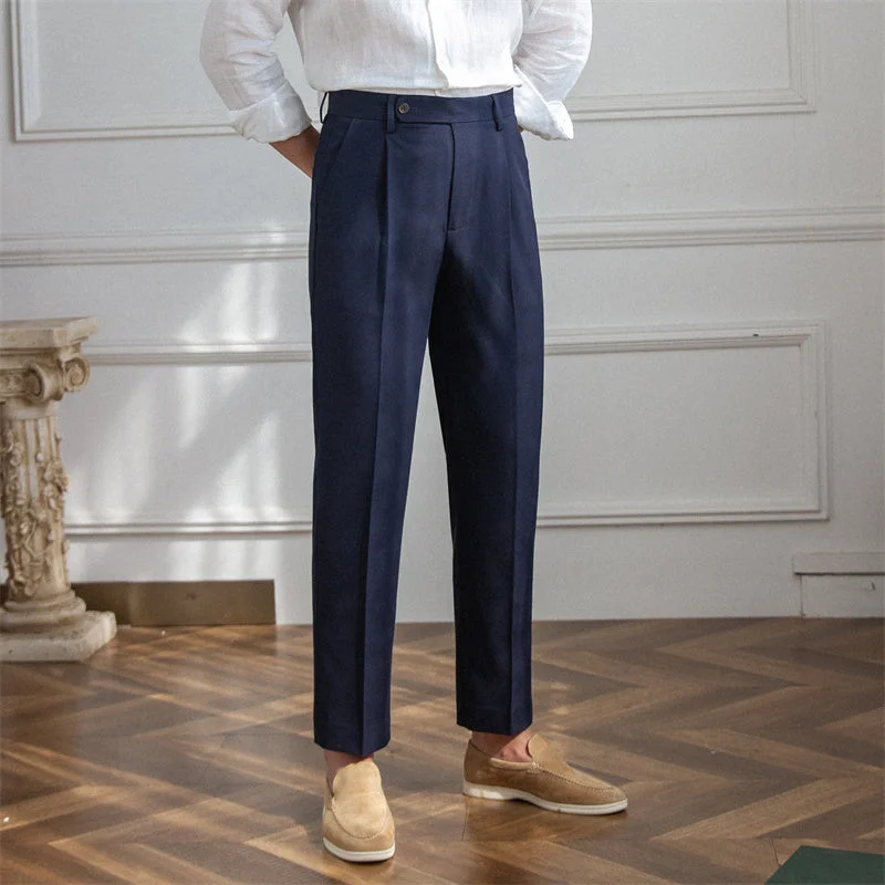 Senequier Single Pleated Trousers Dapper Men's 1920S Dapper Men's 1920S