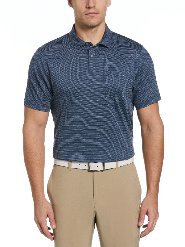 Men's Fine Line Eco Golf Polo with Pocket Minimalist Men's Casual  Minimalist Men's Casual 