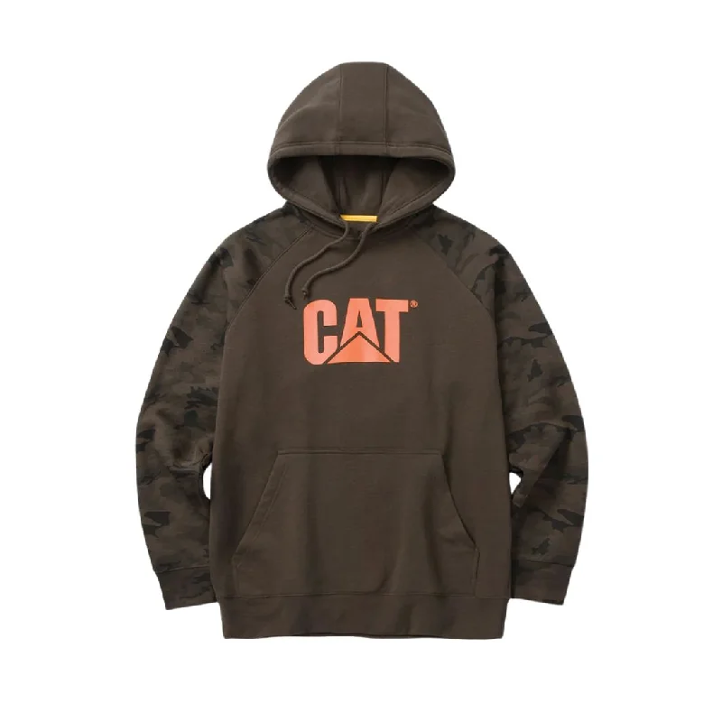 CAT Men's Colour Block Raglan Hoodie 1050024 - Camo Vacation Vacation