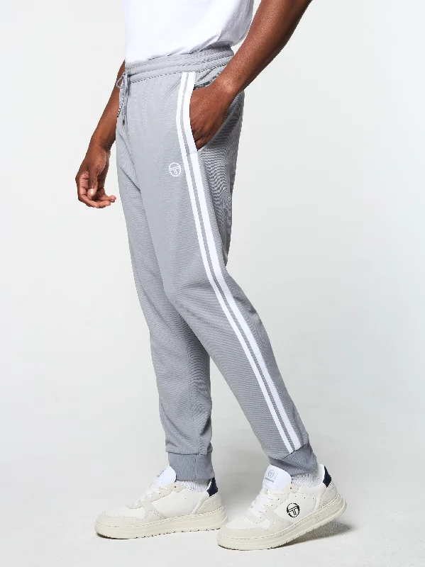 Damarindo Track Pant- Sleet/ White Masculine Men's  Masculine Men's 