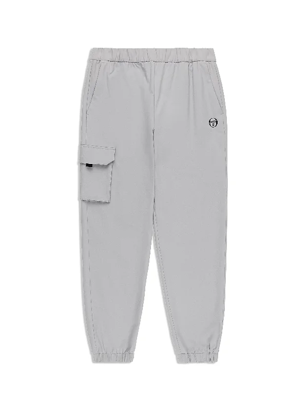 Woven Cargo Jogger Pants- Heather Grey Earthy Men's Sustainable  Earthy Men's Sustainable 